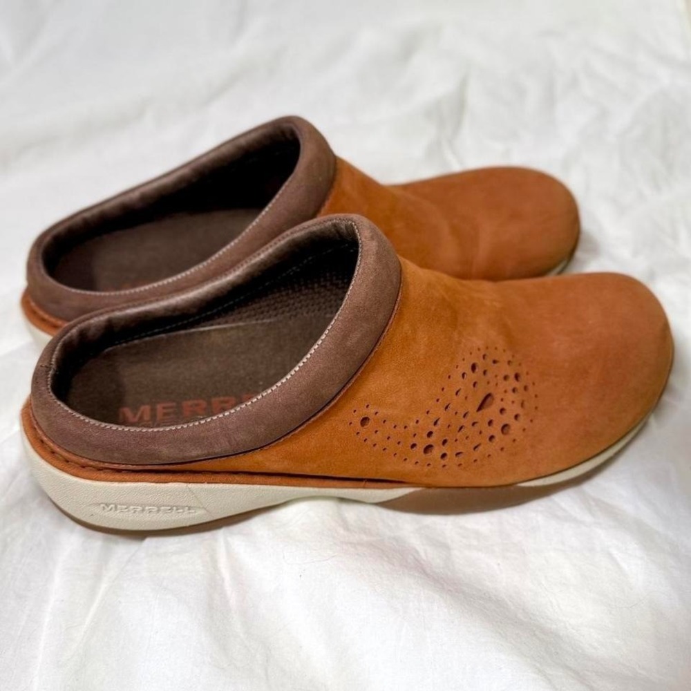 Vintage Merrell Primo Paisley Ginger Mules – Women's 9.5 (fit like 8.5)